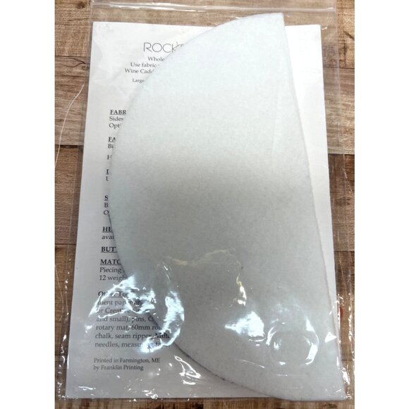 Aunties Two Patterns Rockport Baskets Sewing Pattern Large Medium Wine Caddy - Picture 3 of 3